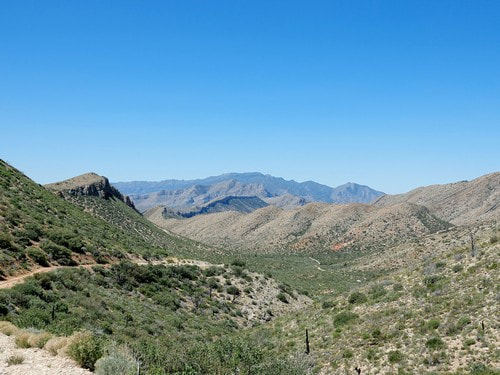 Scenic trip from Mesquite, over Black Rock Mountain, to I-15 south of ...