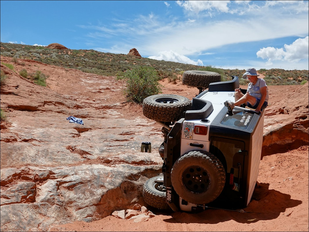 Tour Sand  Hollow  attractions on easier Jeep  trails  Jeep  